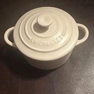 Le Creuset Cream Mini Cocotte